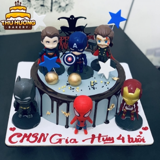 Bánh kem biệt team avengers