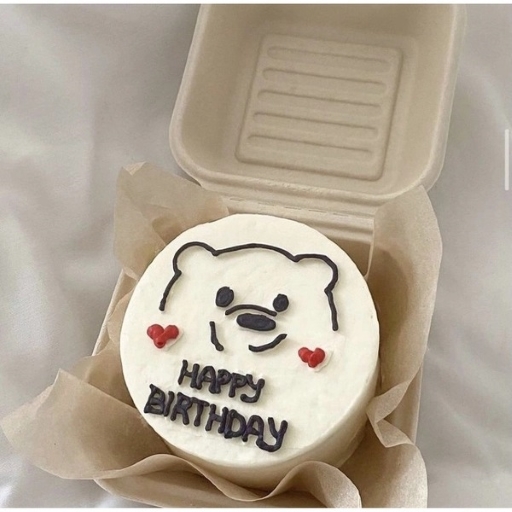 Bánh sinh nhật bento gấu xinh xắn