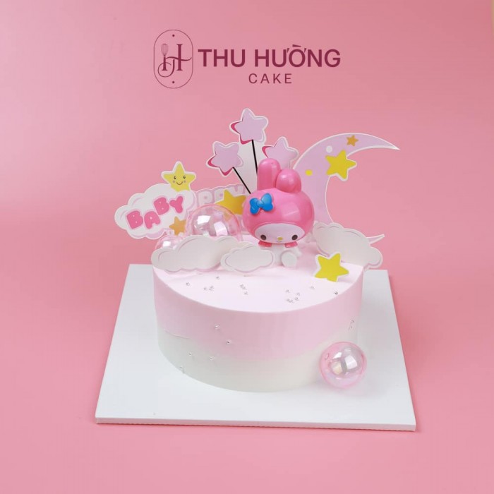 Bánh sinh nhật con thỏ đơn giản