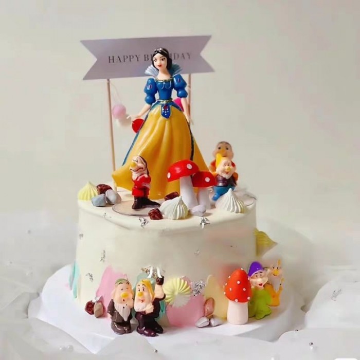 Bánh sinh nhật công chúa Bạch Tuyết đẹp