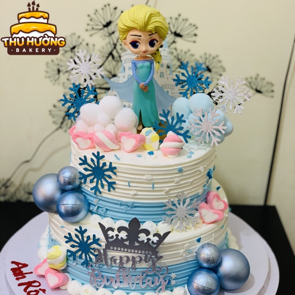 Bánh sinh nhật công chúa tuyết Elsa