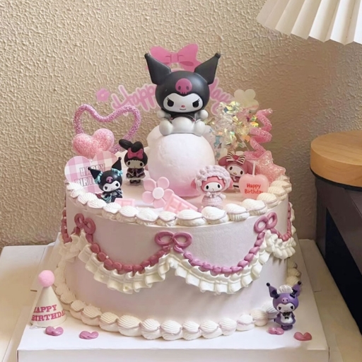 Bánh sinh nhật kuromi dễ thương tặng bé gái