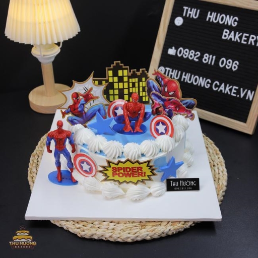 Bánh sinh nhật siêu nhân nhện cực ngầu