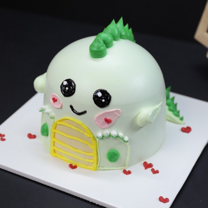 Bánh sinh nhật tạo hình chú khủng long cute
