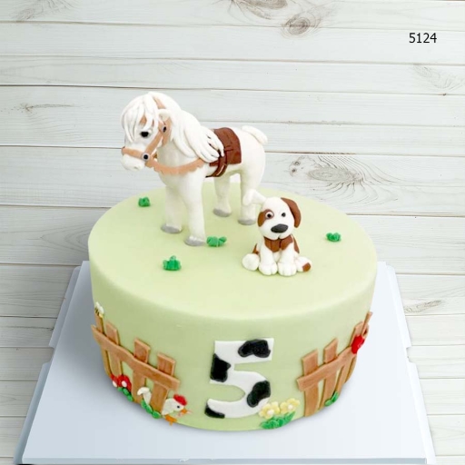 Bánh sinh nhật tạo hình con ngựa tặng người tuổi ngọ