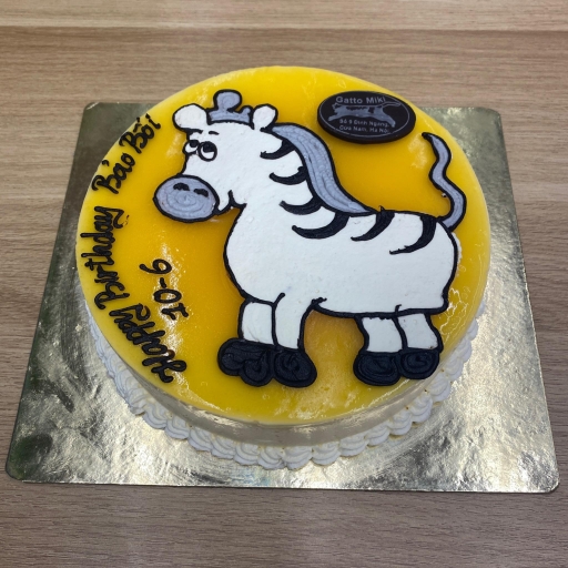 Bánh sinh nhật vẽ hình con ngựa