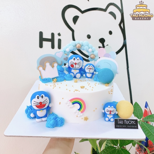Bộ sưu tập mẫu bánh sinh nhật Doremon dễ thương cho bé