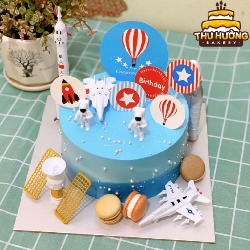 Bộ sưu tập mẫu bánh sinh nhật phi hành gia đẹp cho bé trai