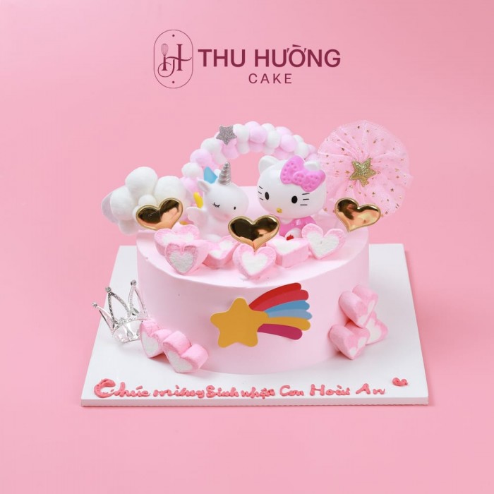 Mẫu bánh kem hello kitty dễ thương