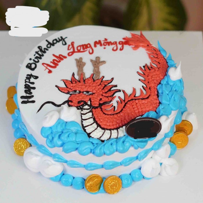 Tham khảo bộ sưu tập mẫu bánh sinh nhật hình con rồng đẹp, ấn tượng nhất