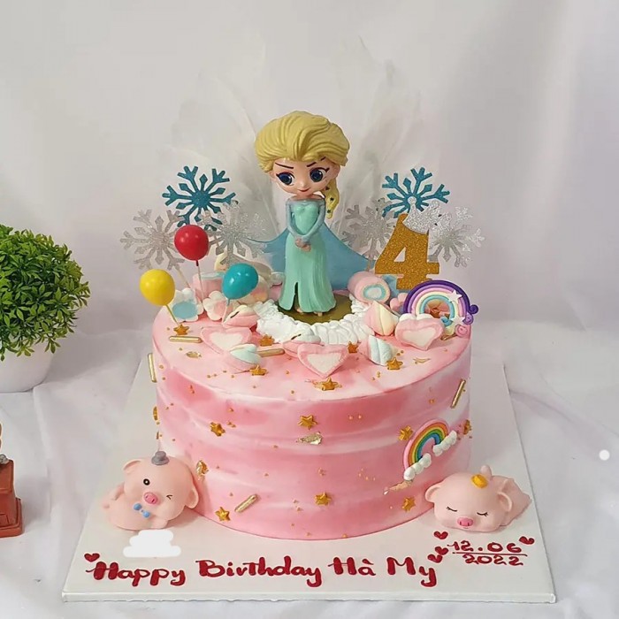 Tham khảo nhiều mẫu bánh sinh nhật Elsa ấn tượng