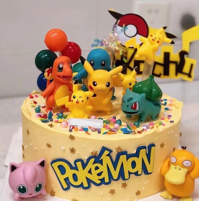 Trang trí bánh với chủ đề Pokemon ngộ nghĩnh