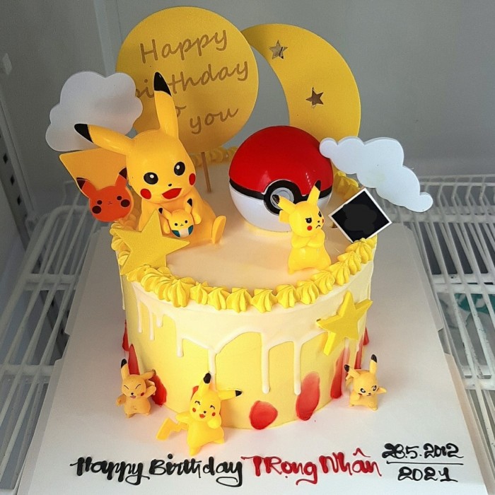 Xem ngay nhiều mẫu bánh sinh nhật pikachu đẹp