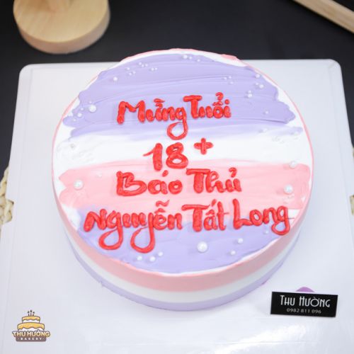 Bánh sinh nhật màu sác đẹp -4