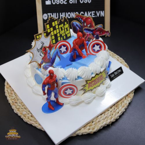 Bánh sinh nhật siêu nhân nhện đẹp -4