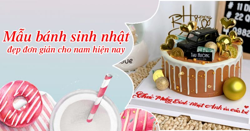 Bánh kem Sinh Nhật Bạn Gái Đơn Giản Sang Trọng, Bánh Gato Tặng Người Yêu  Siêu Đẹp | Shopee Việt Nam