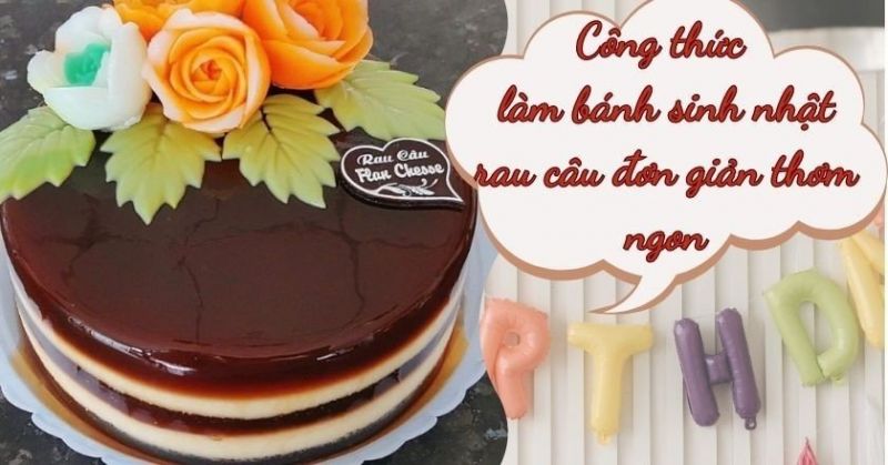 Bánh thạch rau câu sinh nhật tạo hình ô tô tặng bé trai 6743 - Bánh sinh  nhật thạch rau câu