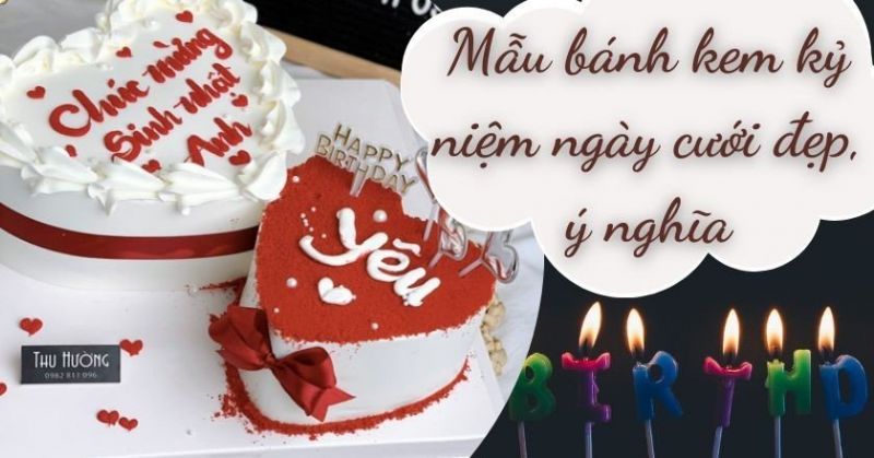 Mẫu bánh sinh nhật kỷ niệm 1 năm yêu nhau - Bánh Sinh Nhật Thu Hường | Thu  Hường Cake