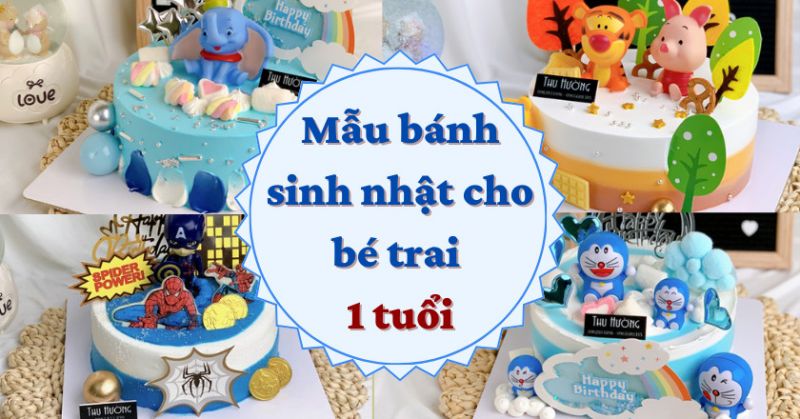 Bánh Kem Cho Bé Gái 1 Tuổi Dễ Thương 2024