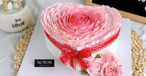 999+ Mẫu bánh sinh nhật hoa hồng đẹp nhất hiện nay
